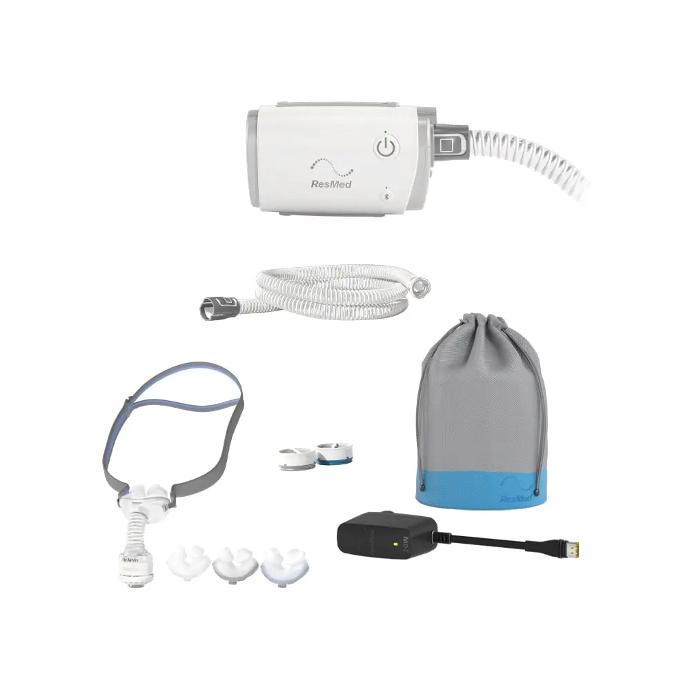 AirMini AutoSet CPAP апарат с маска AirFit P10