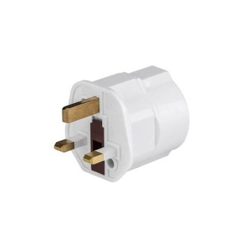 Alternative view of Schuko UK/IE to EU Adapter